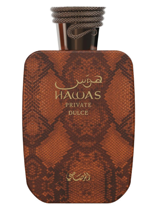 Hawas Private Dulce by Rasasi perfume bottle