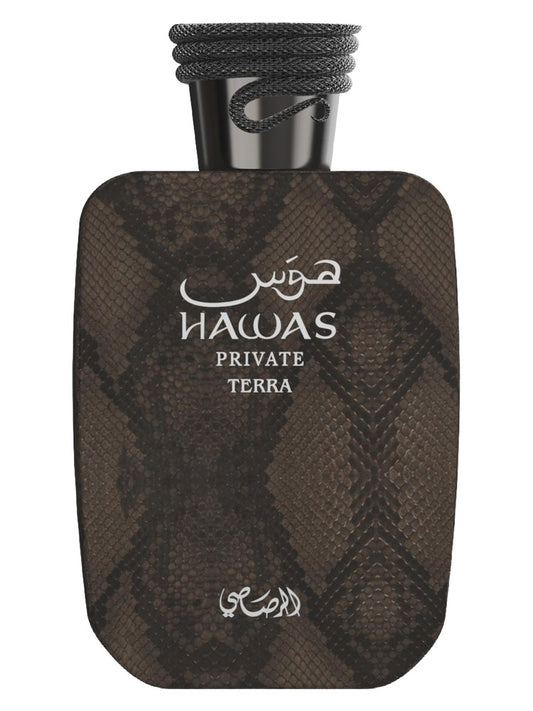 Hawas Private Terra by Rasasi perfume bottle