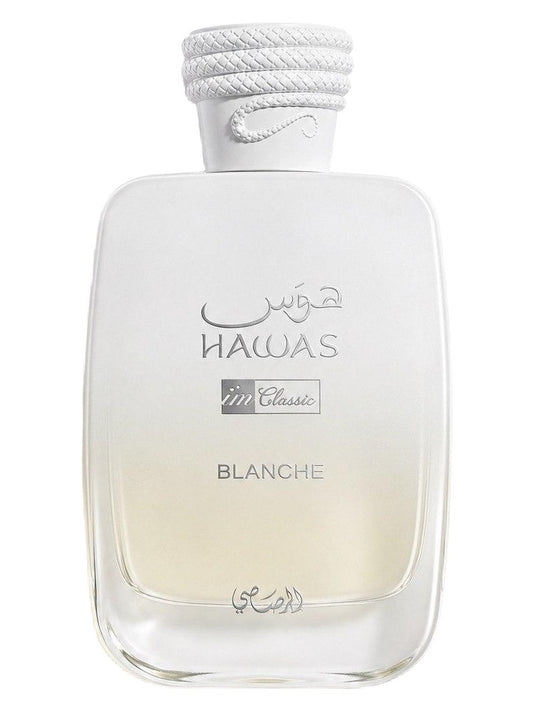 Hawas Blanche by Rasasi perfume bottle